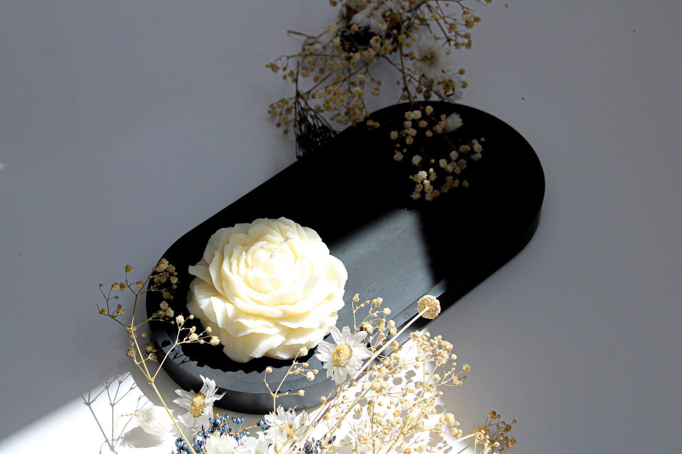 Black Oval Tray  | Decorative Trinket Tray