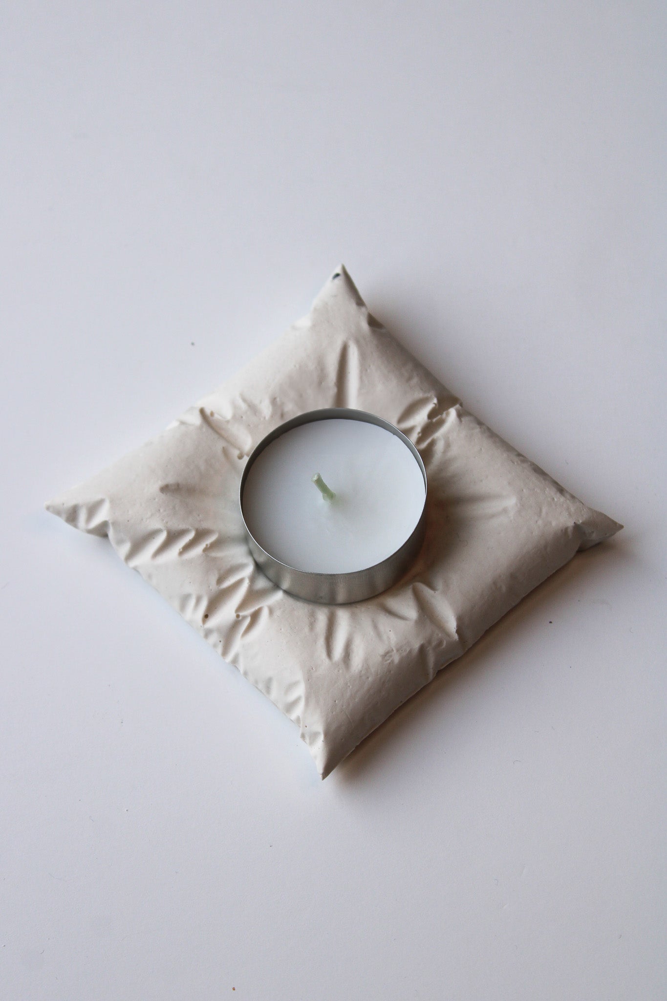 Stone Pillow Tealight Candle Holders
