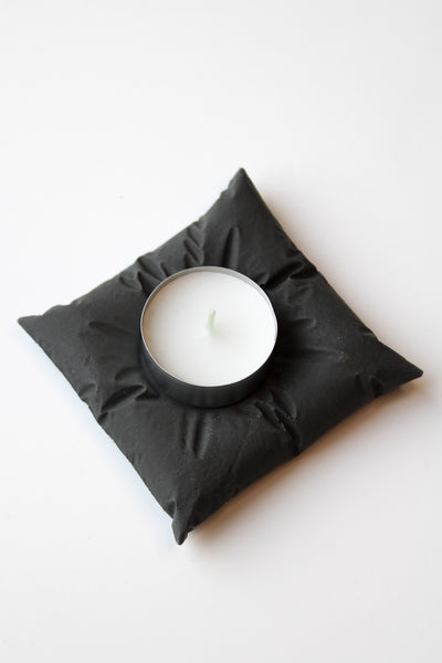 Stone Pillow Tealight Candle Holders
