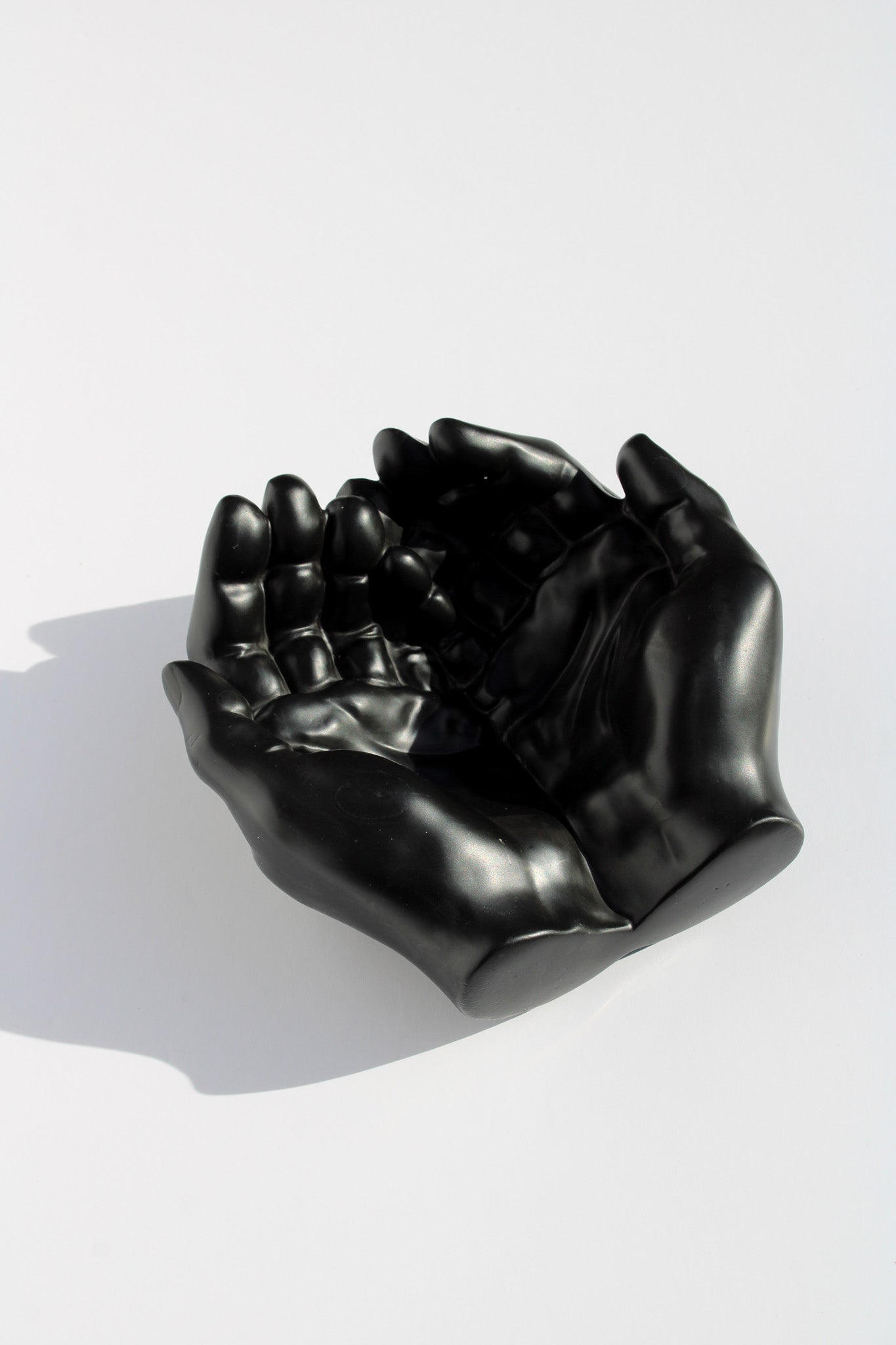 Stone Hand Bowl | Unique Modern Bowl for Trinkets, Jewellery Prayer Hands