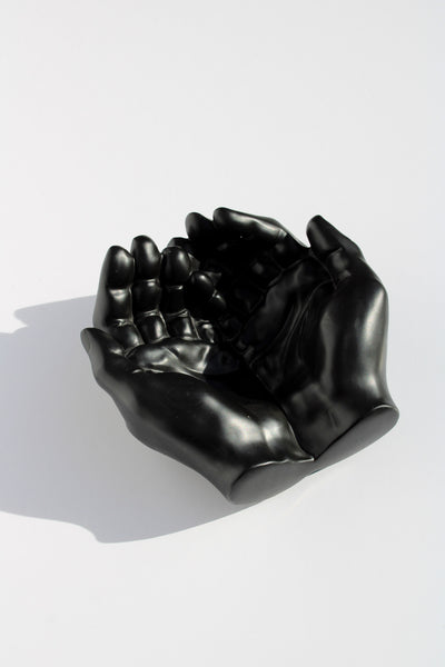 Stone Hand Bowl | Unique Modern Bowl for Trinkets, Jewellery Prayer Hands