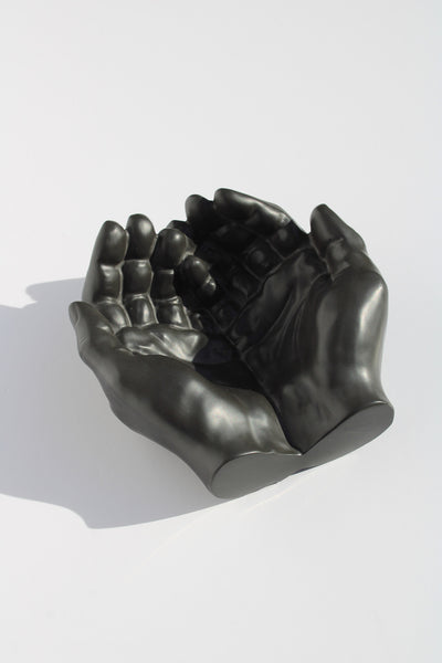 Stone Hand Bowl | Unique Modern Bowl for Trinkets, Jewellery Prayer Hands
