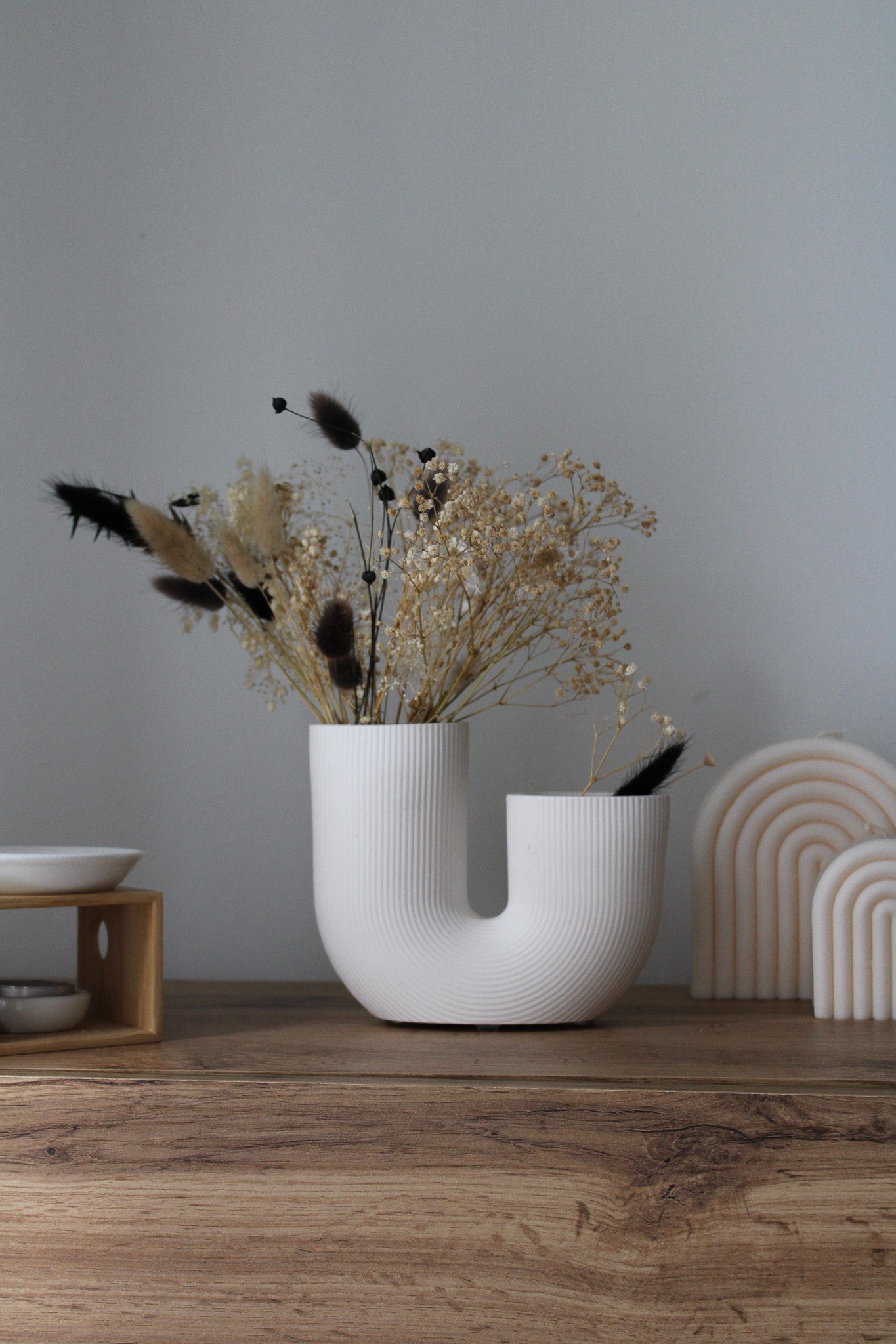 Modern U Vase | Geometric Vase