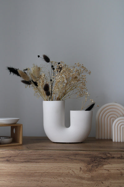 Modern U Vase | Geometric Vase