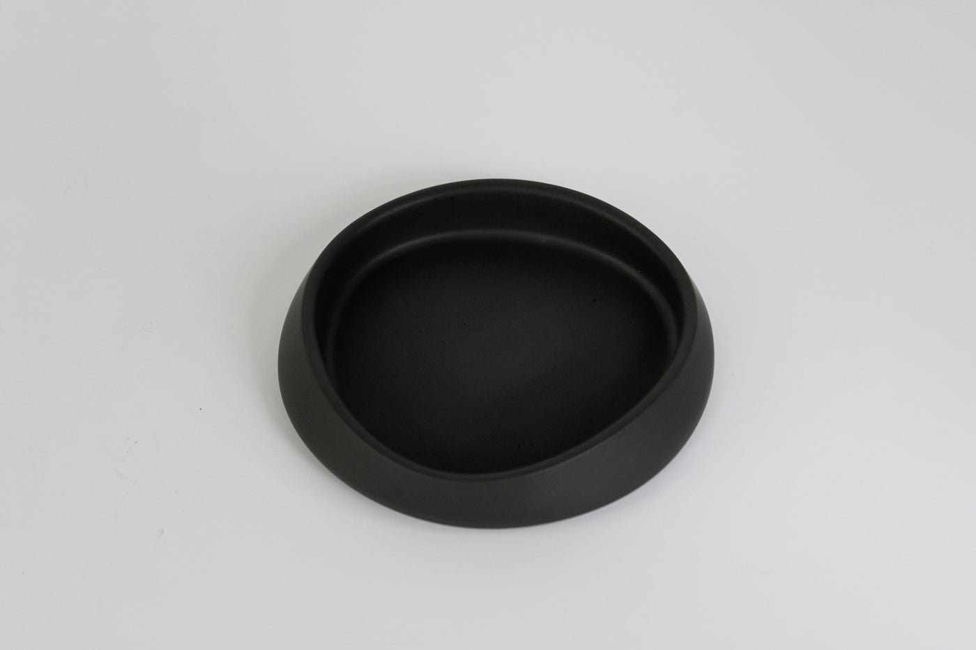 black modern stone drink coaster
