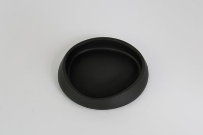 black modern stone drink coaster
