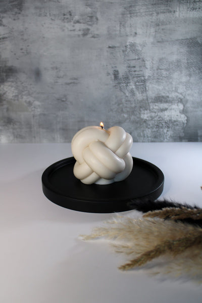 Black Tray | Medium Round Tray - Pascal Studio