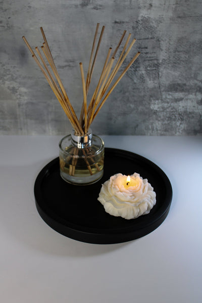 Black Tray | Medium Round Tray - Pascal Studio