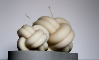 Knotted Candle | Home Decor Pillar candle - Pascal Studio