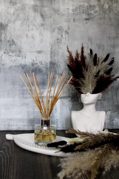 White Leaf Tray | Decorative Centrepiece Tray - Pascal Studio